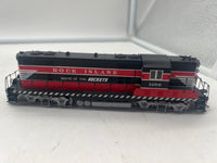 Life-Like 1266 Rock Island Route of the Rockets Red/ Black/ White Diesel Locomotive HO SCALE Like New wrong Box