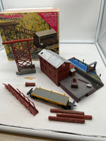 LIFELIKE 08701 OPERATING LOGGING MILL TRACKSIDE STRUCTURE HO SCALE Like New AS IS