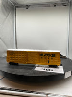 MTH Premier 20-99374 Milwaukee Road 50 Waffle Box Car O Scale Road #4307 NEW