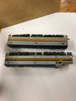 HO Scale Bargain Engine 74 Erie Lackawanna Set of 2 Diesel Engines NONPOWERED Used VG