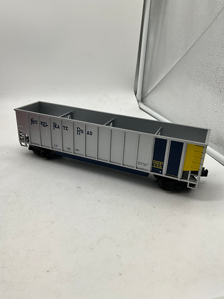 MTH Premier 20-97126 Nickel Plate Road Coalporter Hopper Car no coal . O SCALE Used Excellent Damaged Box