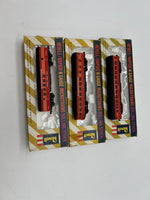 Revell 1968 vintage set of 3 Southern Pacific daylight passenger cars n-2622 2632 2652 N SCALE Used Excellent Damaged Box