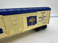 Lionel 6-7601 - Spirit of '76 State of Delaware box car train O SCALE Like New