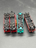 Set of 4 Cabooses NYC, P&LE, ATSF, New Haven N SCALE Used Good