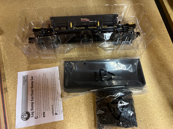Lionel 6-37019 Thunder Valley coal dump car O SCALE NEW