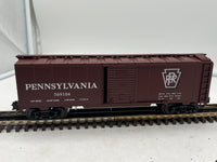 Weaver- MNP Weaver Many New Products MNP Pennsylvania Railroad PRR Track Cleaning Boxcar Dual Motors #569104 O SCALE Like New