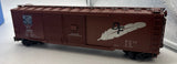 Pecos River PS002-HR-2 Western Pacific WP feather Double-Door Boxcar limited O SCALE Like New