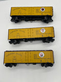 Lionel 6-11875 NORTHERN PACIFIC STEEL-SIDED REFRIGERATOR CAR 3-PACK O SCALE Like New