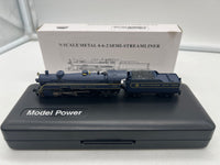 MODEL POWER 7422 BALTIMORE & OHIO B&O ROYAL BLUE 4-6-2 SEMI STREAMLINER STEAM LOCOMOTIVE N SCALE Like New