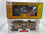 MTH Railking 30-76310 Union Pacific UP Auto Carrier Flat Car w/(4) '69 Corvair Monzas RARE O SCALE NEW