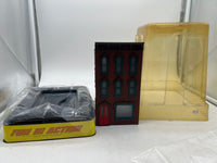 MTH Railking 30-90372 Brown Stone 3-Story Town House O SCALE Like New Damaged Box