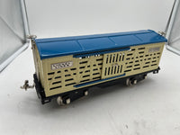 Lionel 6-13600 1513 cattle car standard gauge tinplate  Like New Damaged Box