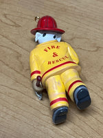 Hallmark 2003 Ruff and Tuff Hero, Fire Fighters Dalmatian Ornament  Like New