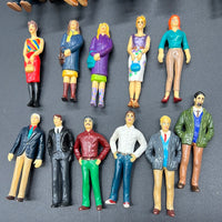 Set of 18 Approx G Scale Figures (About 3" tall)