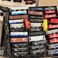 HO Scale B&O/C&O Freight Cars-- 3 to 4 Random Freight Cars with Kadee Couplers