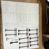 HO SCALE Value Pack Telephone Poles and White Fence