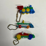 Vintage Puzzle Keychains Lional Lido Collectible Set of 3