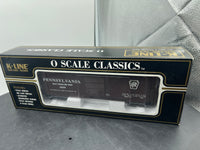 K-Line k761-1891 Pennsylvania PRR Boxcar O SCALE Like New