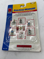 Life Like 1130 HO railroad worker figures set of 6 HO SCALE NEW