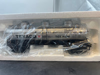 MTH Railking 30-7362 Texaco 3-Dome Tank Car in Silver #9384 O Scale NEW