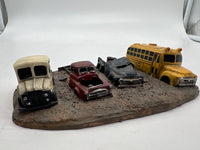 Walthers 933-3639 Junkyard Truck Row #933-3639 HO SCALE Used Excellent No Box