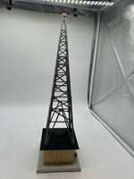 Lionel 6-32991 WLLC Radio-- AM/FM Radio Station Tower O SCALE Used Excellent