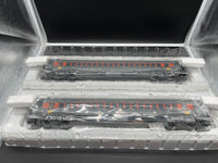 Lionel 2227120 LONG ISLAND RR LIRR 72' PASSENGER COACH 2-PACK #2 LIMITED O SCALE NEW Damaged Box