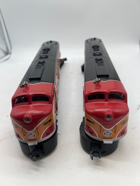Weaver Southern Pacific SP Daylight EMD E-8 AA Diesel Locomotive Pair 3 Rail O SCALE Like New