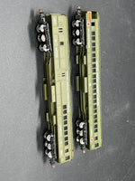 Set of 2 Model Power U.S. Armed Forces Passenger Cars N Scale Very Good