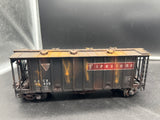 Atlas 6355-2 Firestone GATX Airslide Covered Hopper 43435 3 Rail Used O SCALE AS IS  WEATHERED