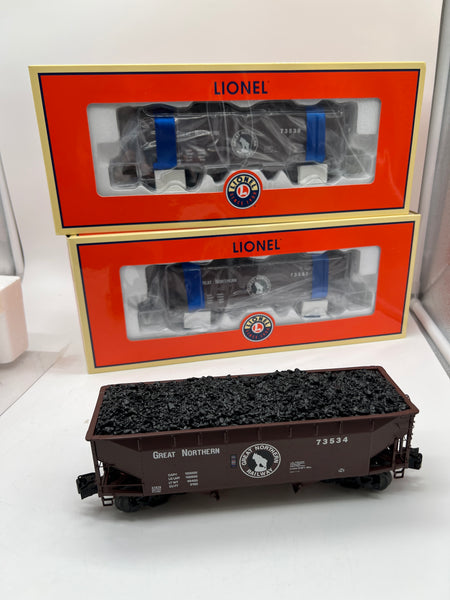 Lionel 6-27977 GREAT NORTHERN SCALE OFFER HOPPER 3-PACK O SCALE NEW