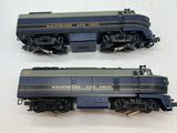 Williams SN-200 Baltimore Ohio B&O Baldwin Sharks Power & Dummy diesel locomotive set O SCALE Like New