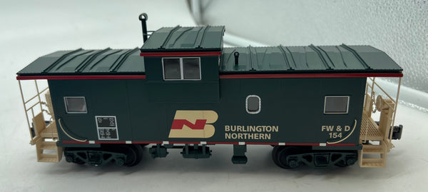 Atlas 6606 Burlington Northern BN Extended Vision Caboose Executive Scheme  Ltd Edition 154 3 rail O Scale Like New