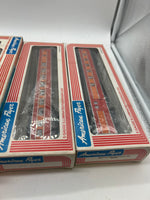 American Flyer Lionel 4-8150 4-9500 4-9501 4-9502 4-9503 Southern Pacific SP Daylight locomotive & Passenger Car set (5 Pieces) S SCALE Like New