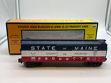 MTH Railking 30-7450 State of Maine 50' Modern Box Car O SCALE Like New