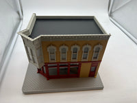 MTH Railking 30-90388 Frisky Business Pet Shop Corner Building w/Blinking Sign O SCALE Like New Damaged Box