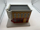 MTH Railking 30-90388 Frisky Business Pet Shop Corner Building w/Blinking Sign O SCALE Like New Damaged Box