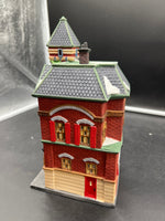 Department 56 5536-0 Christmas in the City Red Brick FIre Station Building Used Excellent