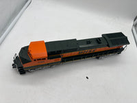MTH Railking 30-2307-1 BNSF Dash-8 Diesel Engine - Pumpkin #810 --PS3 upgrade O SCALE Like New