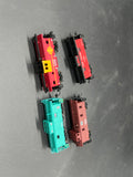 Set of 4 Cabooses NYC, P&LE, ATSF, New Haven N SCALE Used Good