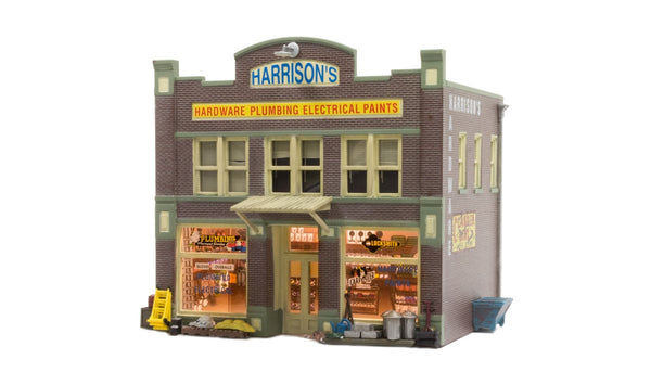 Woodland Scenics WDS BR4921  WDS4921 Harrison's Hardware - N Scale NEW