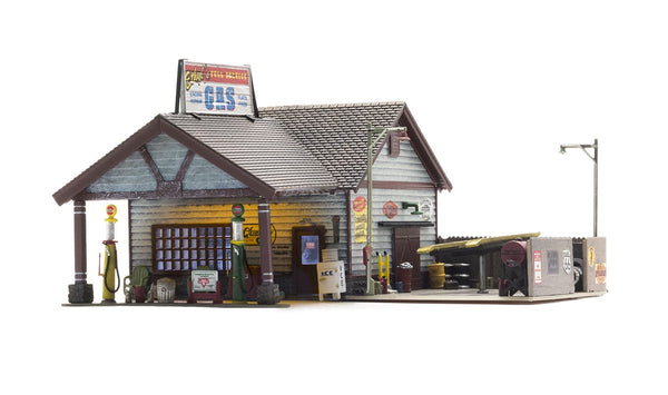 Woodland Scenics WDS BR5048 WDS5048 Ethyl's Gas and Service - HO Scale NEW