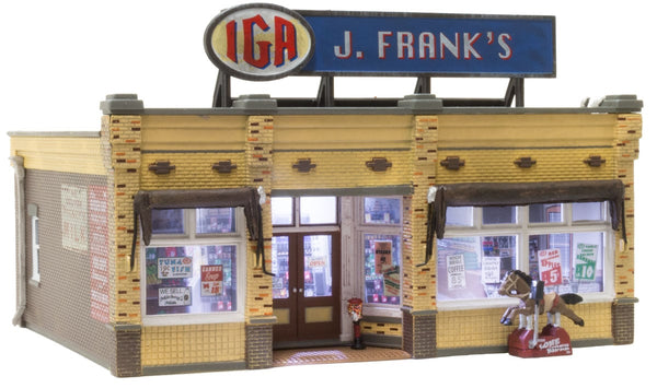 Woodland Scenics WDS BR5050 WDS5050 J. Frank's Grocery - HO Scale NEW