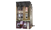 Woodland Scenics  WDS BR5051  WDS5051 Betty's Burning Building - HO Scale NEW