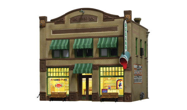 Woodland Scenics WDS BR5053 WDS5053 Dugan's Paint Store - HO Scale NEW