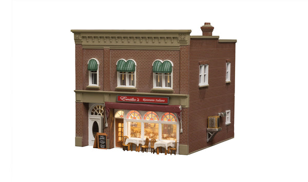 Woodland Scenics WDS BR5055 WDS5055 Emilio's Italian Restaurant - HO Scale NEW