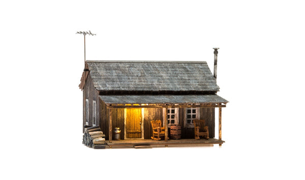 Woodland Scenics WDS BR5065 WDS5065 Rustic Cabin - HO Scale NEW