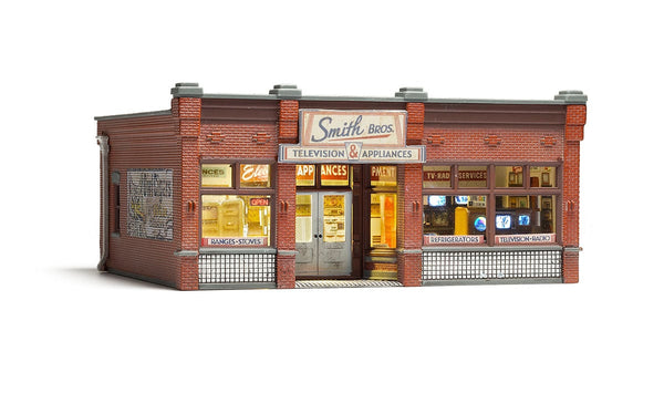 Woodland Scenics WDS BR5069 WDS5069 Smith Brothers TV and Appliance - HO Scale NEW