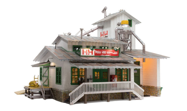 Woodland Scenics WDS BR5859 WDS5859 H and H Feed Mill - O Scale NEW