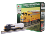 Kato 106-0051 ATSF EMD F7 Freight Starter Set Blue Bonnet limited N Scale NEW